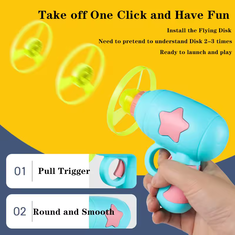 Interactive Flying Disk Cat Gun