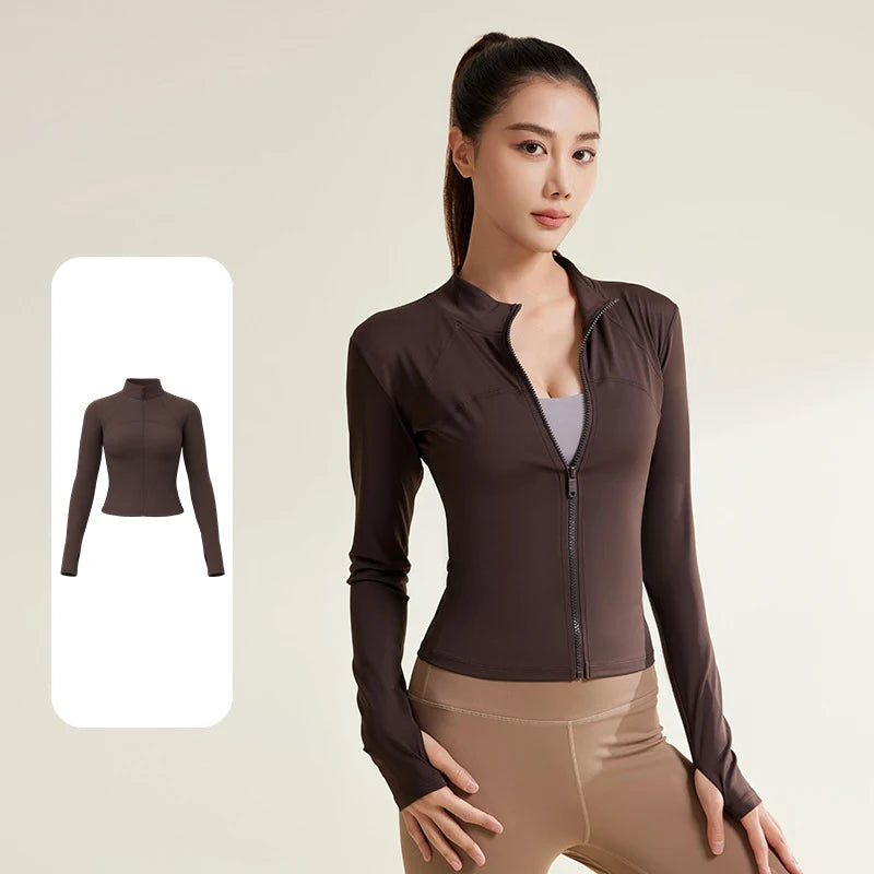 PINGNIAO Women's outdoor breathable sun protection clothing summer thin quick-drying sports jacket UV protection slim top