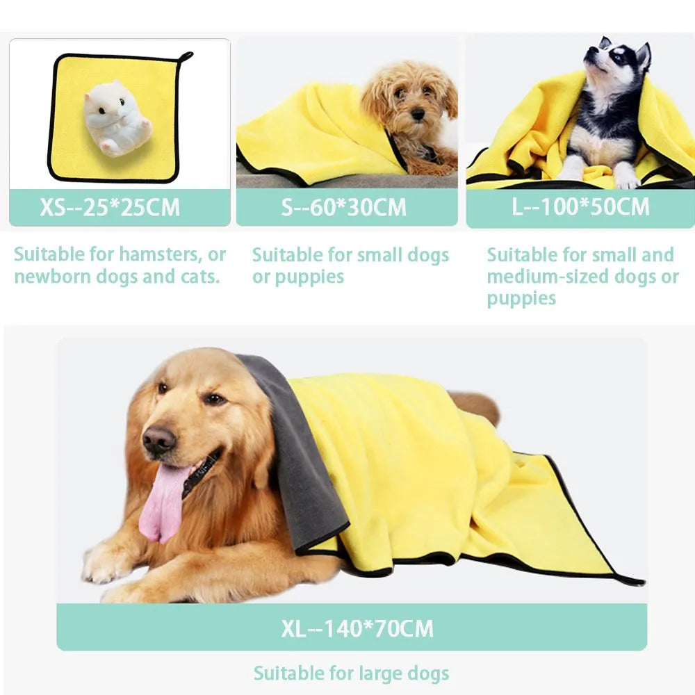 Quick Drying Dog And Cat Towel