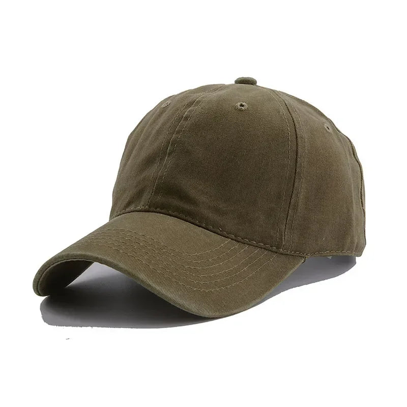 Custom DIY logo Dad Hat Vintage cotton baseball cap Unisex Sports Cap Adult washable Cowboy Trucker cap