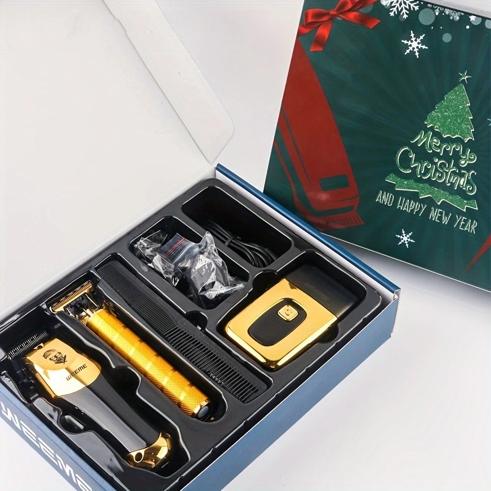 USB Rechargeable Barber T-Type Blade Trimmer and Reciprocator Razor