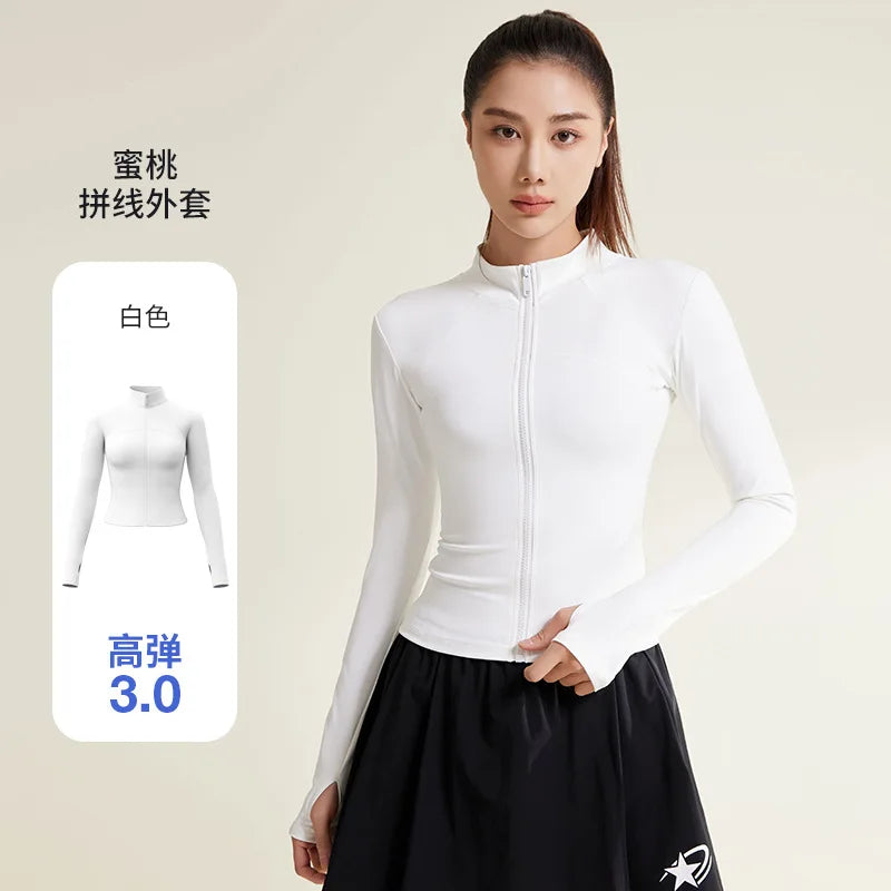 PINGNIAO Women's outdoor breathable sun protection clothing summer thin quick-drying sports jacket UV protection slim top