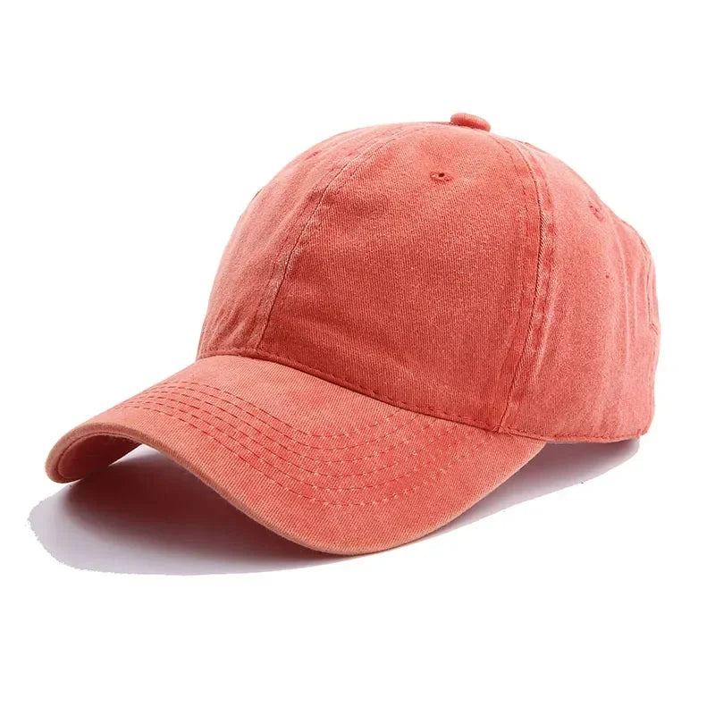Custom DIY logo Dad Hat Vintage cotton baseball cap Unisex Sports Cap Adult washable Cowboy Trucker cap