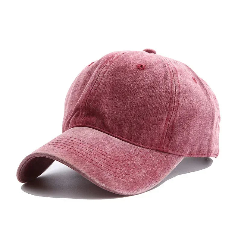 Custom DIY logo Dad Hat Vintage cotton baseball cap Unisex Sports Cap Adult washable Cowboy Trucker cap