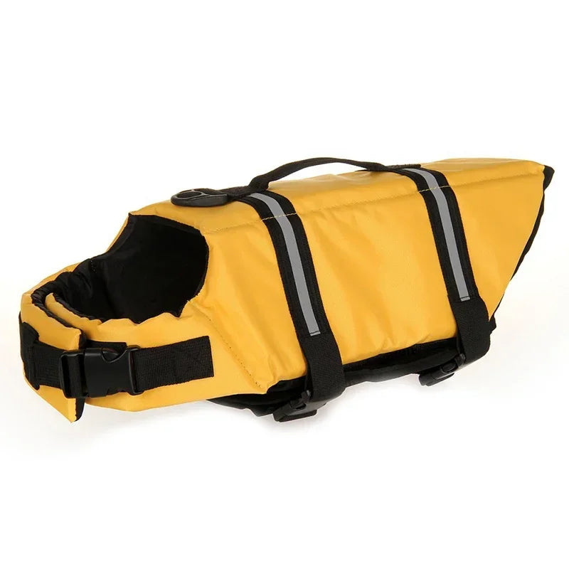 Dog Life Jacket Reflective Adjustable Summer Large Dogs Swimwear Safety Vest Surfing Sailboat Enhanced Buoyancy Pet Life Jacket