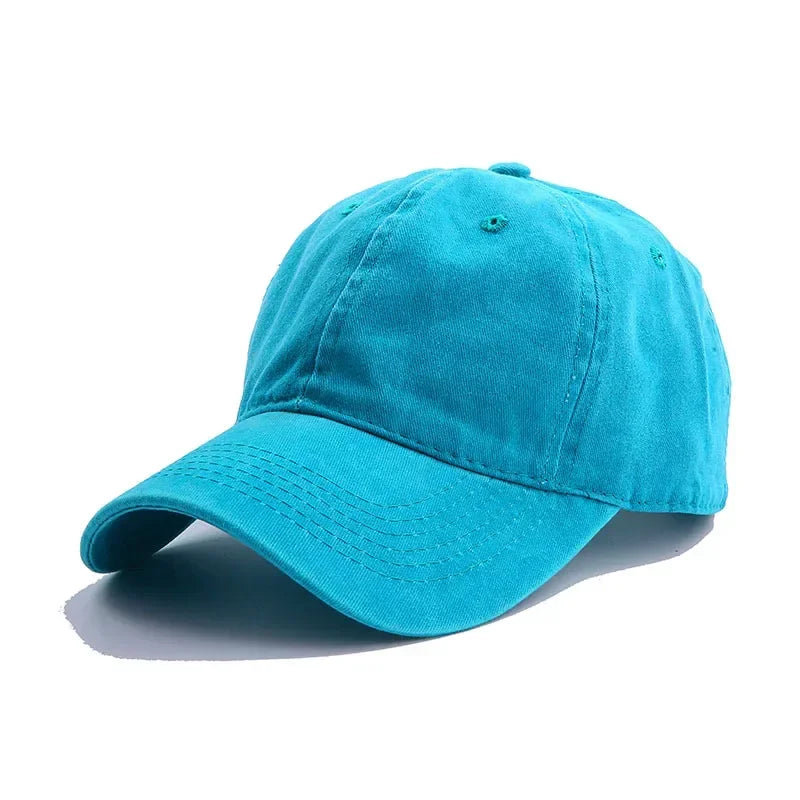 Custom DIY logo Dad Hat Vintage cotton baseball cap Unisex Sports Cap Adult washable Cowboy Trucker cap