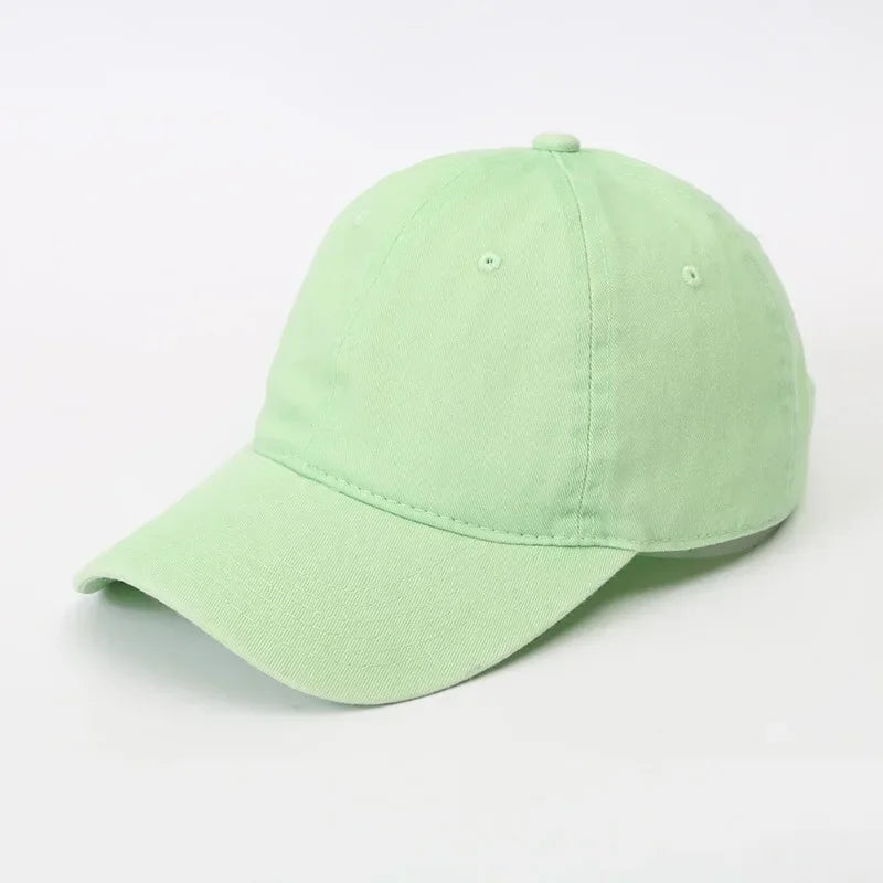 Custom DIY logo Dad Hat Vintage cotton baseball cap Unisex Sports Cap Adult washable Cowboy Trucker cap