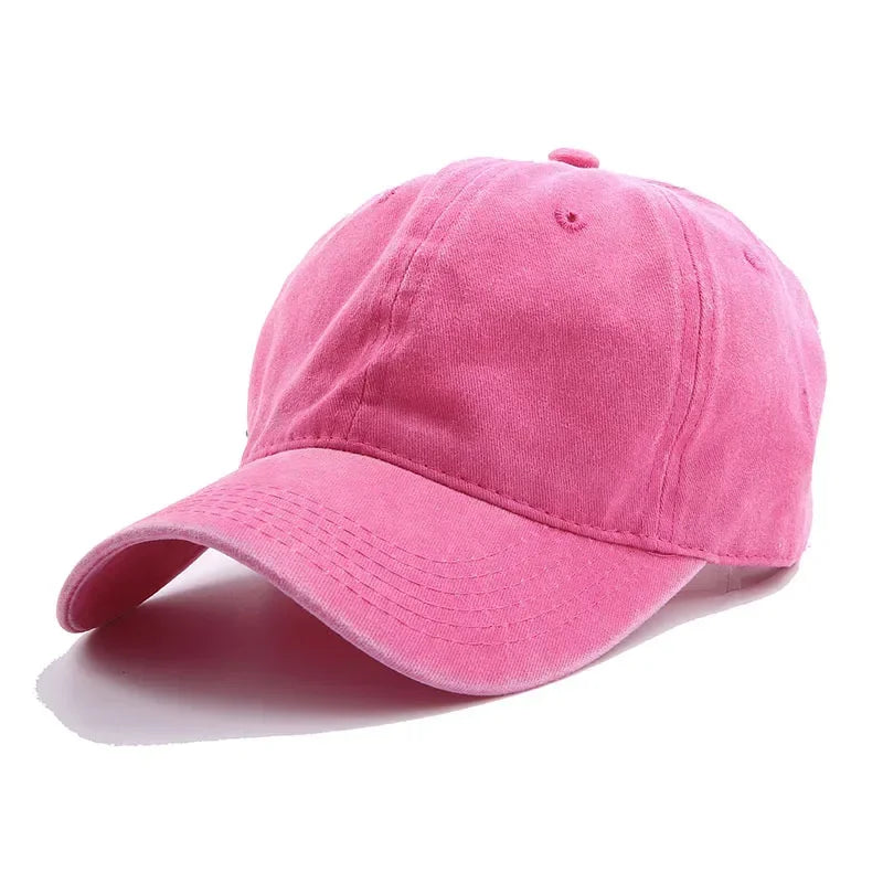 Custom DIY logo Dad Hat Vintage cotton baseball cap Unisex Sports Cap Adult washable Cowboy Trucker cap
