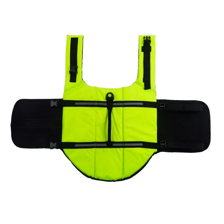 Dog Life Jacket Reflective Adjustable Summer Large Dogs Swimwear Safety Vest Surfing Sailboat Enhanced Buoyancy Pet Life Jacket